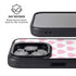 Plush Pink Hearts iPhone 16 Pro Kickstand Case